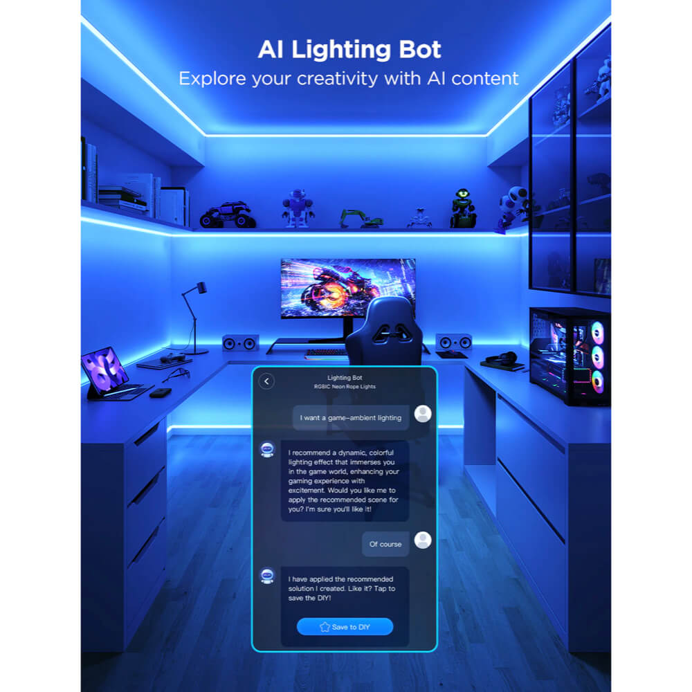 ไฟเส้น GOVEE NEON ROPE LIGHT 48 วัตต์  ความยาว 5 เมตร_7